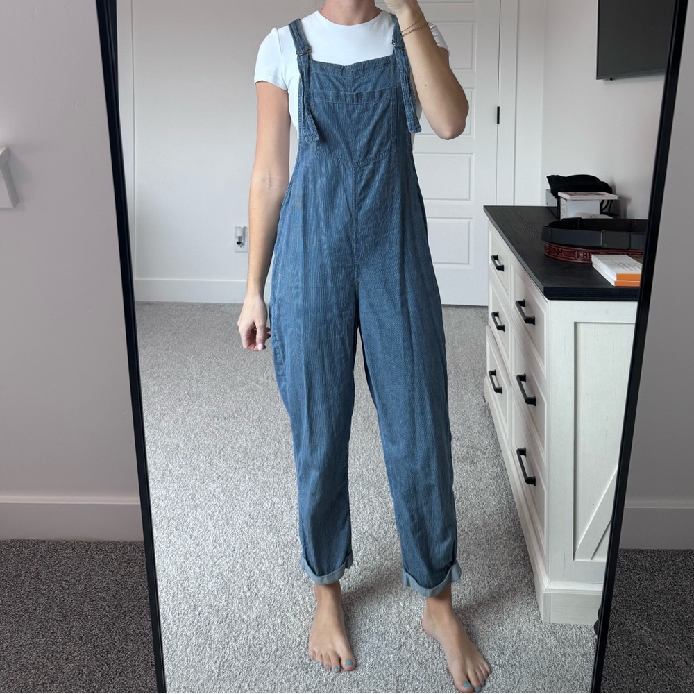Women's Blue Denim Overalls
